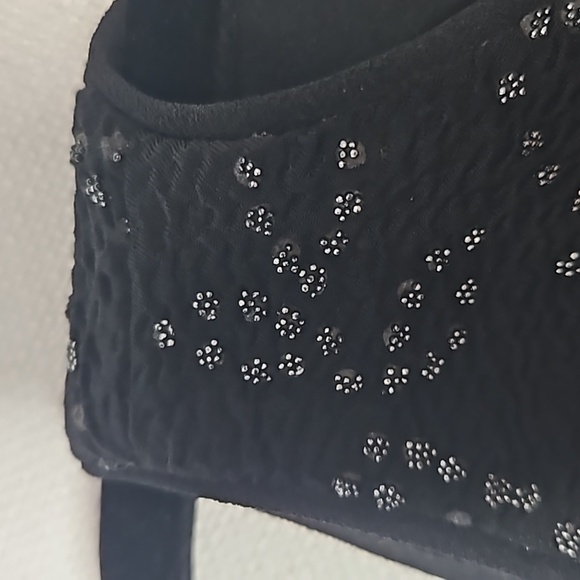 David Warren New York Vintage Beaded Sleeveless Top Button Up Back Size Medium - Picture 16 of 16